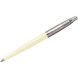 Ручка шариковая Parker 'Jotter White Chrome' синяя, 1.0мм, кнопочн., подар. упаковка
