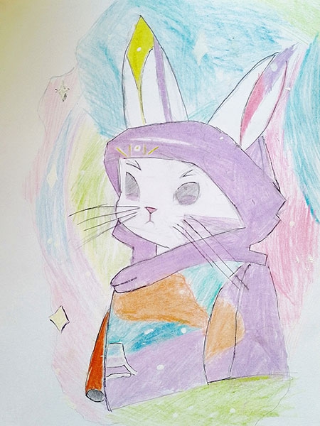 Конкурс нарисуй кролика в стиле аниме, Карнаухова Мария