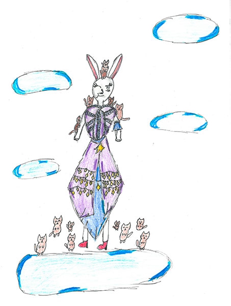 Конкурс нарисуй кролика в стиле, Строкова Алиса