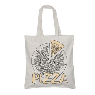 Сумка-шопер 'Pizza', цвет белый 1