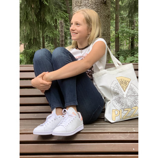 Сумка-шопер 'Pizza', цвет белый 2