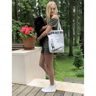 Сумка-шопер 'Мост', цвет белый 2