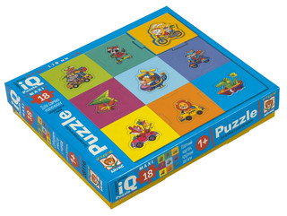 IQ Пазл макси 'Моё сказочное путешествие' 18 деталей