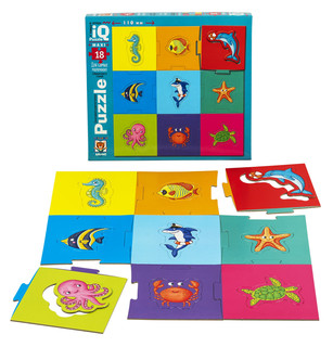 IQ Пазл макси 'Мои морские животные' 18 деталей 2