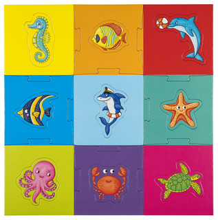 IQ Пазл макси 'Мои морские животные' 18 деталей 3