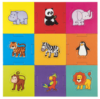 IQ Пазл макси 'Мой весёлый зоопарк' 18 деталей 3