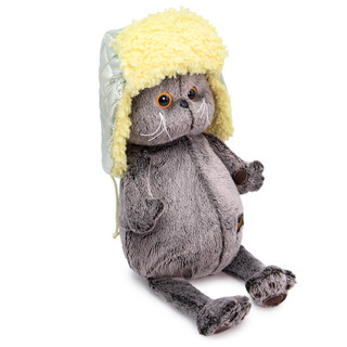 Басик в стеганой шапке-ушанке, 19 см, артикул Ks19-186 2