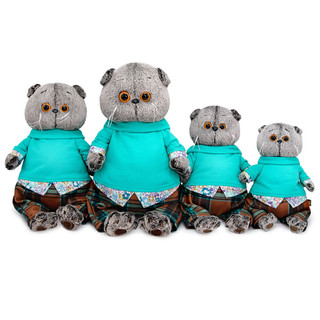 Басик в штанах в клетку, 19 см, артикул Ks19-187 5