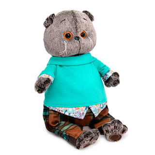 Басик в штанах в клетку, 25 см, артикул Ks25-187 2