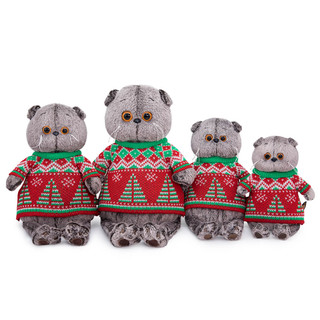 Басик в свитере с елками, 25 см, артикул Ks25-189 5