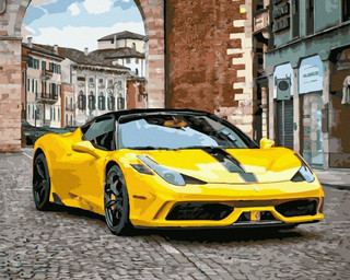 Картина по номерам 'Феррари', 40х50 см, Molly 1