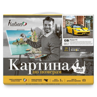 Картина по номерам 'Феррари', 40х50 см, Molly 2