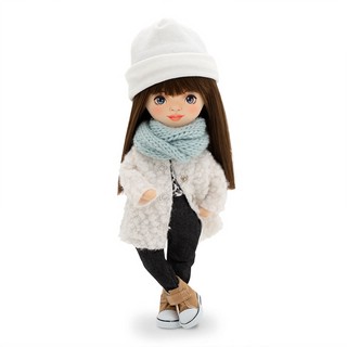 Кукла Софи в белой шубке, 32 см, Серия "Европейская зима", Orange Toys