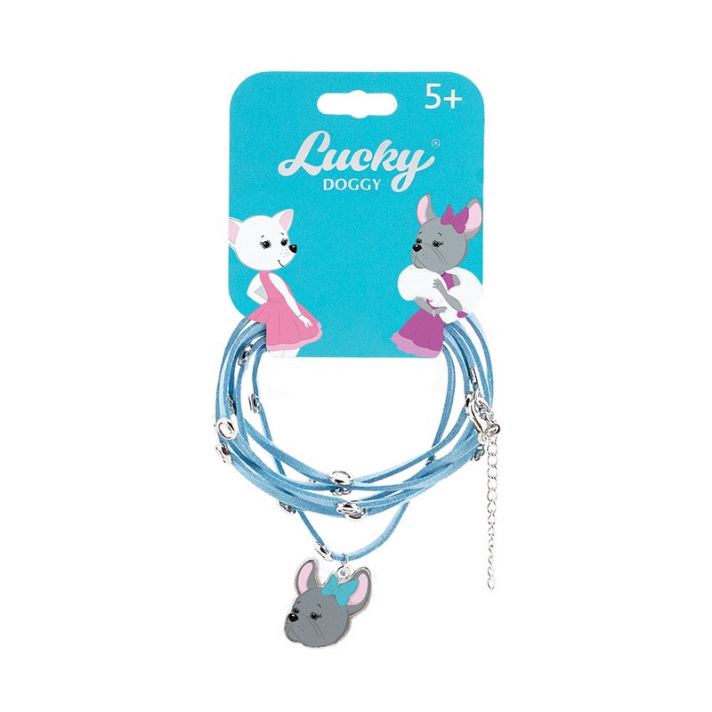 Браслет кожаный Бульдог, Orange Toys