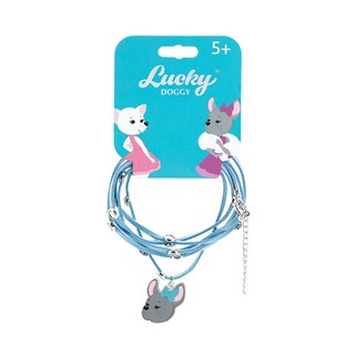 Браслет кожаный Бульдог, Orange Toys