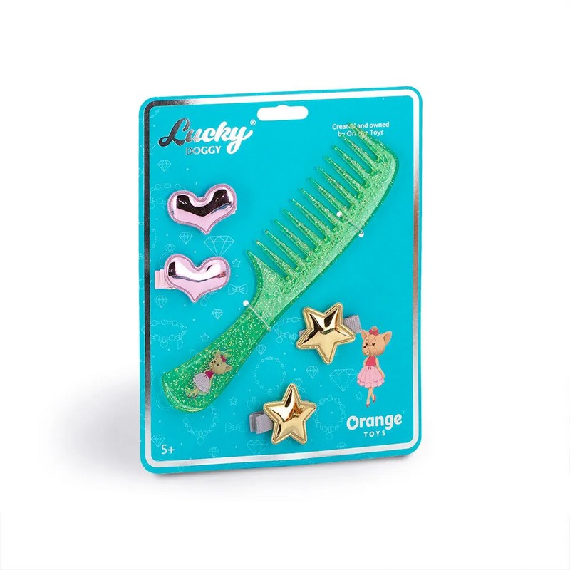 Расчёска с Йорком, Orange Toys. Lucky Doggy