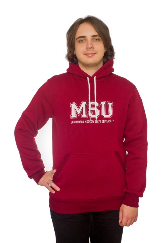 Толстовка с вышивкой MSU (лат)