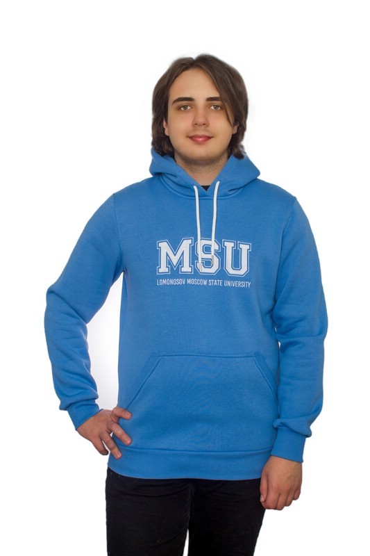 Толстовка с вышивкой MSU (лат)