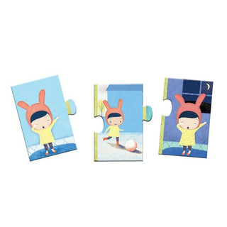 Пазл 'Как прошел мой день?' 10 элементов, Djeco 3