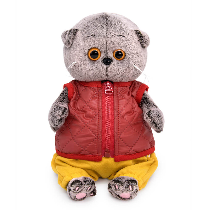Басик Baby в стеганом жилете, 20 см, артикул BB-092