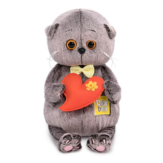 Басик Baby с желтым бантиком и сердечком, 20 см, артикул BB-096