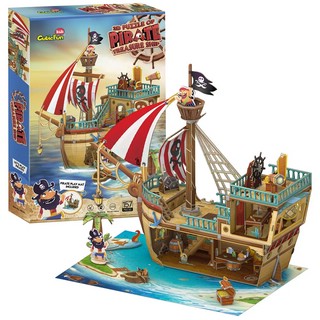 3D-пазл CubicFun Пиратский корабль, 157 деталей 2