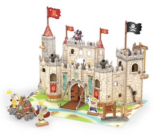 3D-пазл CubicFun Замок пиратов, 183 детали