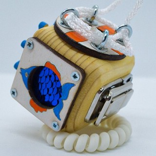 Бизикубик 'Морской', деревянный, SmartCube 2