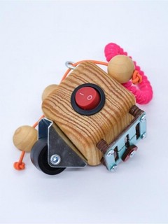 Бизикубик Прогулочный красный, SmartCube 3