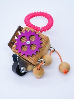 Бизикубик Прогулочный красный, SmartCube 4