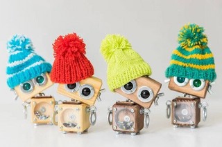 Бизикубик 'Робот Стьюи в шапочке', деревянный, SmartCube 6