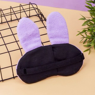 Маска для сна 'Кролик' гелевая, фиолетовая 2