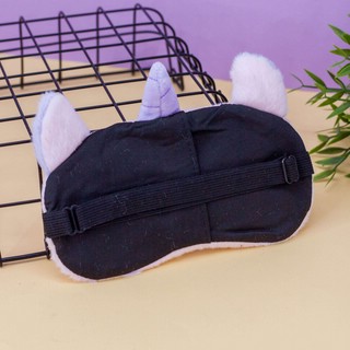 Маска для сна 'Единорог' гелевая, розовая 2