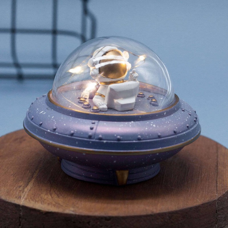 Ночник 'Летающая тарелка' фиолетовый