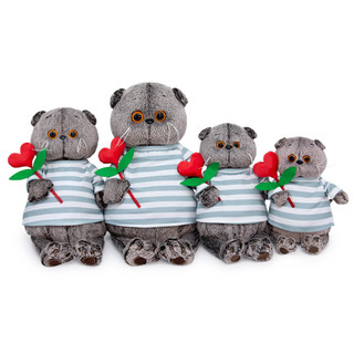 Басик с сердцем из фетра, 19 см, артикул Ks19-193 4