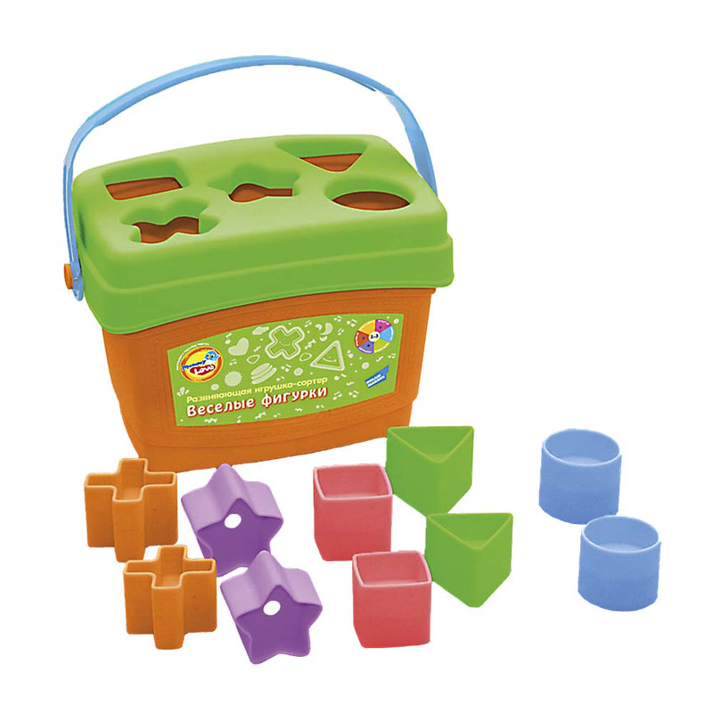 Развивающая игрушка-сортер 'Весёлые фигурки' Fancy