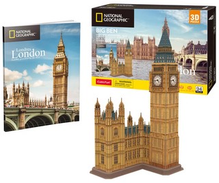 3D-пазл CubicFun National Geographic Биг-Бен, 94 детали