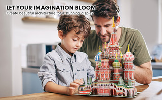3D пазл CubicFun Москва Собор DS0999h 4