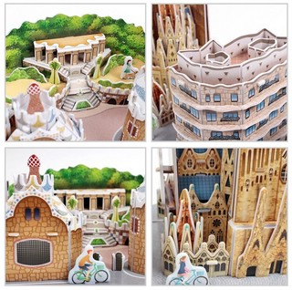 3D пазл объемный 'Барселона' 186 деталей 5