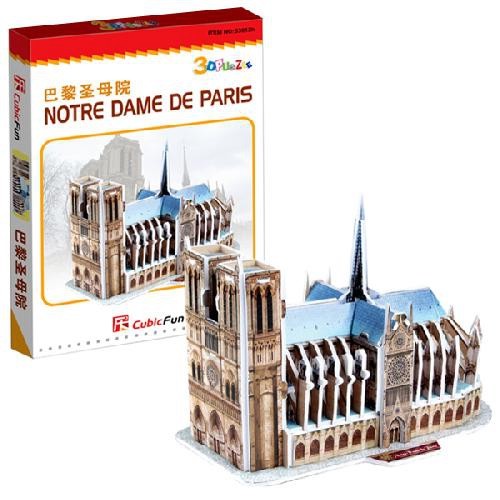 3D-пазл 'Нотрдам де Пари' 39 деталей, CubicFun