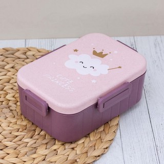 Ланчбокс 'Cute princess' розовый 1