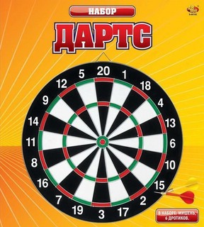 Игра активная 'Дартс', с 6 дротиками, 43 см, ABtoys 2