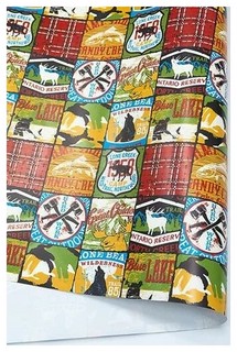 Бумага упаковочная глянцевая, 68х98 см, Дикая природа 3