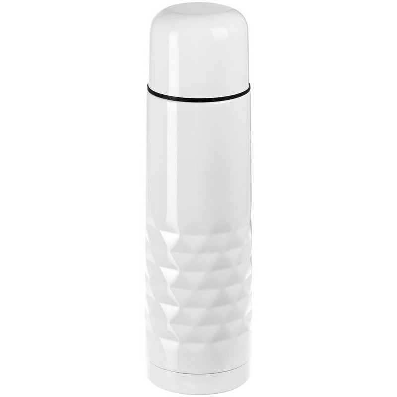 Термос с логотипом МГУ, белый