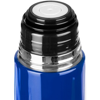 Термос с логотипом МГУ, синий 3