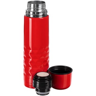 Термос с логотипом МГУ, красный 2