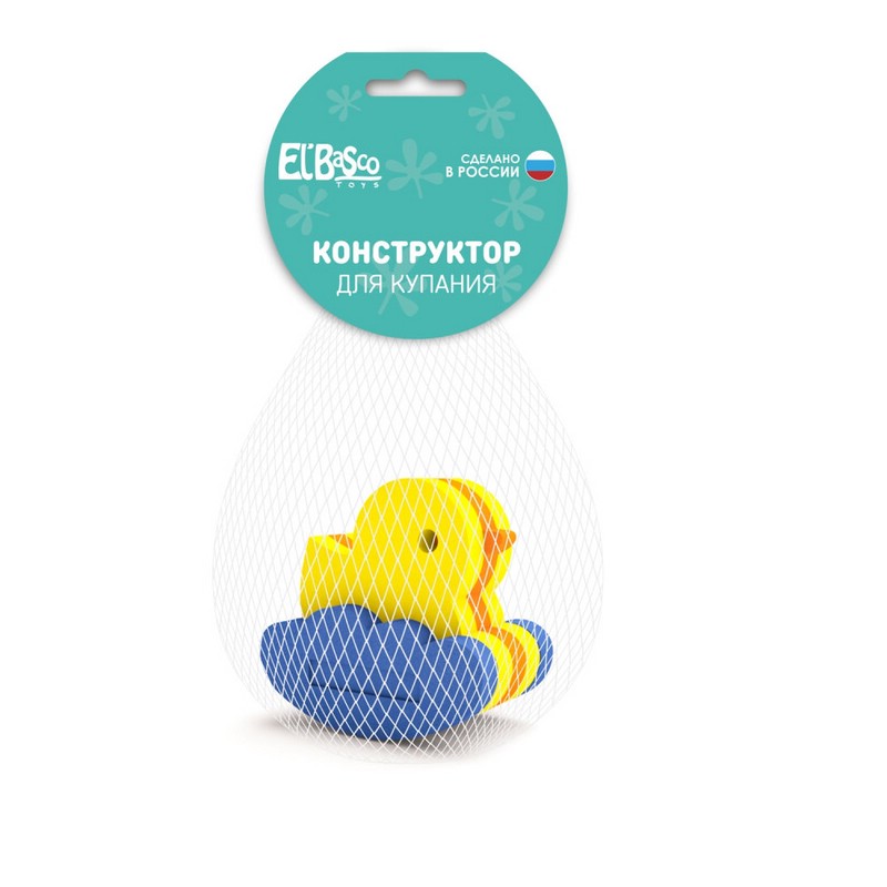 Уточка. Игрушка-конструктор для купания мини