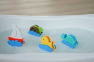 Уточка. Игрушка-конструктор для купания мини 3