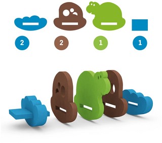 Игрушка-конструктор для купания mini 'Черепаха', El'Basco 2