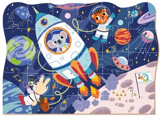 Пазл 'Экскурсия в космос', 30 элементов, DoDo 2